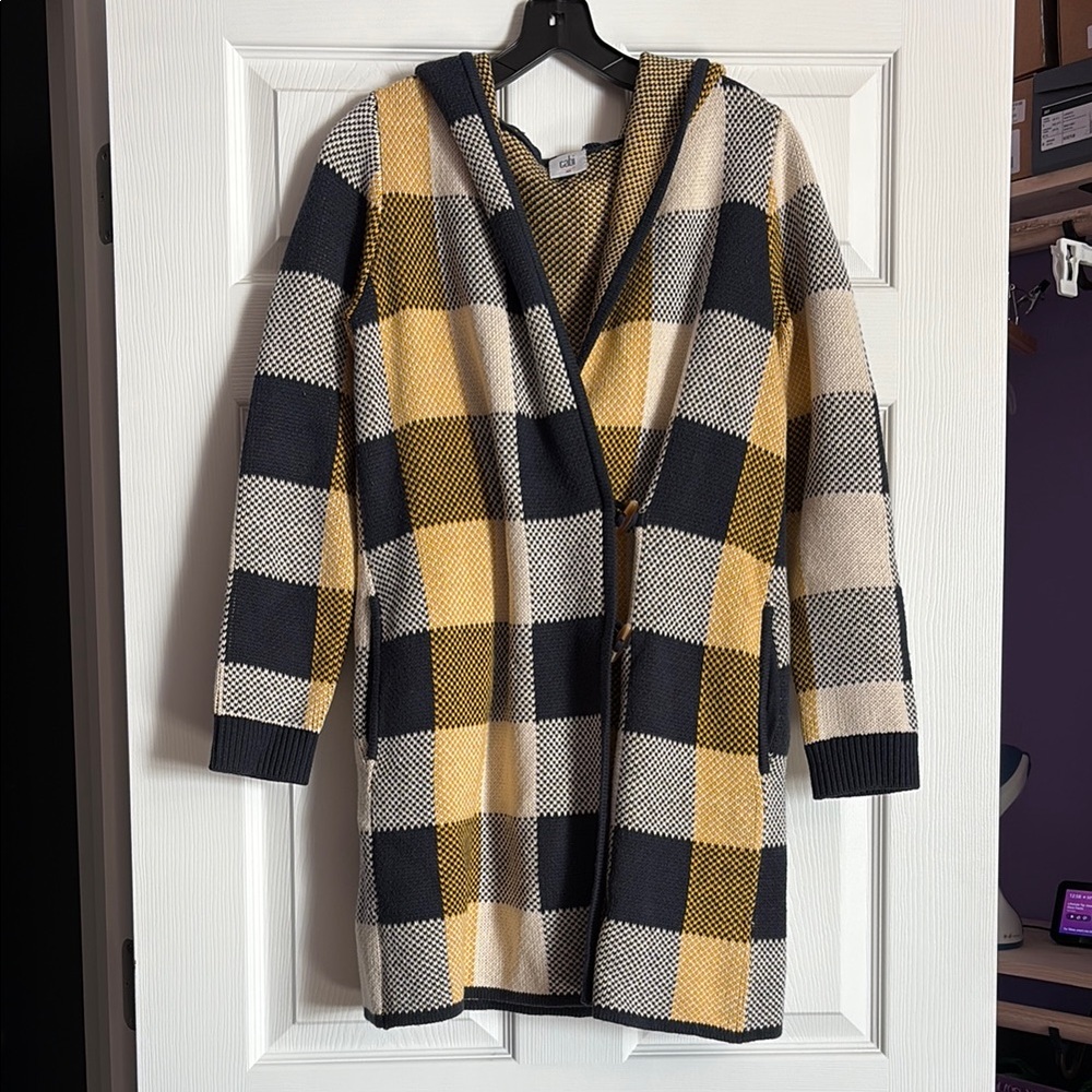 Cabi Plaid Hooded Women's Jacket